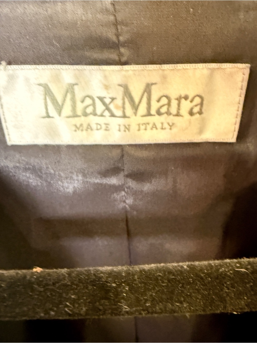 MaxMara Women’s Dark Navy Single-Button Minimalist Workwear Blazer sz 10 - Picture 7 of 16